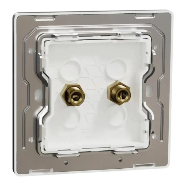 Schneider Speaker connection, Unica X, one pair, Dark Grey NUX31SC_DG - Image 8