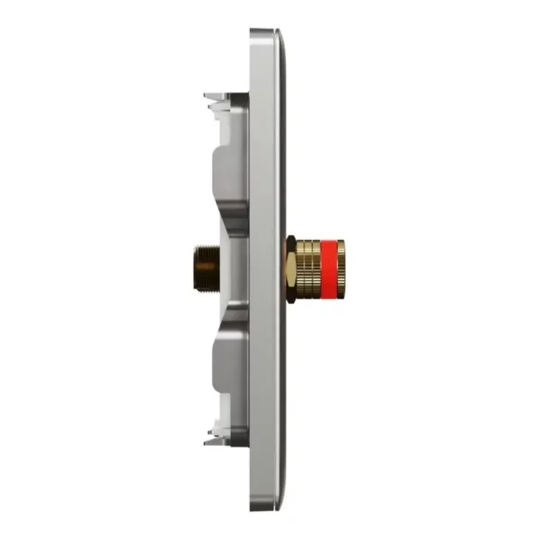 Schneider Speaker connection, Unica X, one pair, Stainless Steel NUX31SC_SS - Image 5
