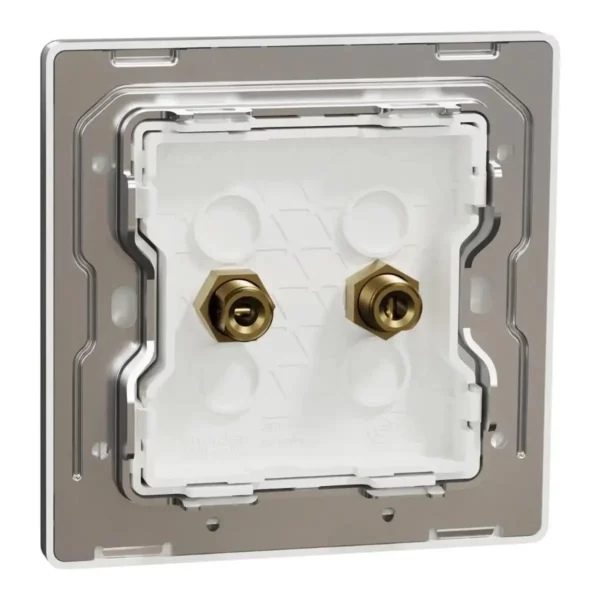 Schneider Speaker connection, Unica X, one pair, Stainless Steel NUX31SC_SS - Image 8