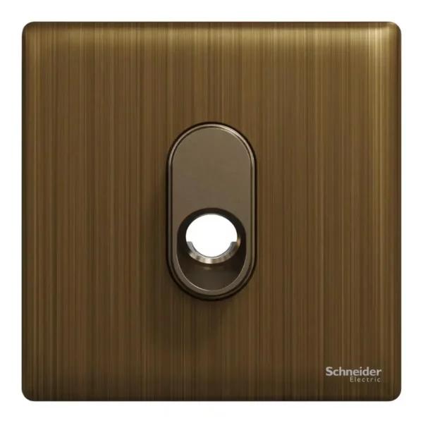Schneider Connection unit, Unica X, 25A, 250V, 1 gang, with flex outlet, Antique Bronze ,NUX31TB_AB - Image 2