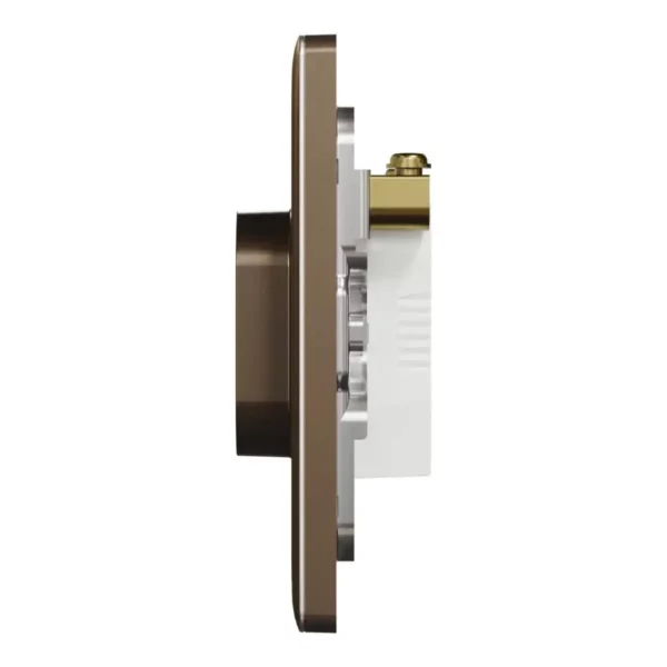 Schneider Connection unit, Unica X, 25A, 250V, 1 gang, with flex outlet, Dark Bronze ,NUX31TB_DB - Image 4