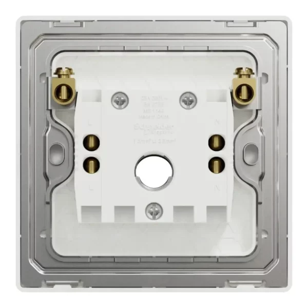 Schneider Connection unit, Unica X, 25A, 250V, 1 gang, with flex outlet, Dark Grey ,NUX31TB_DG - Image 3