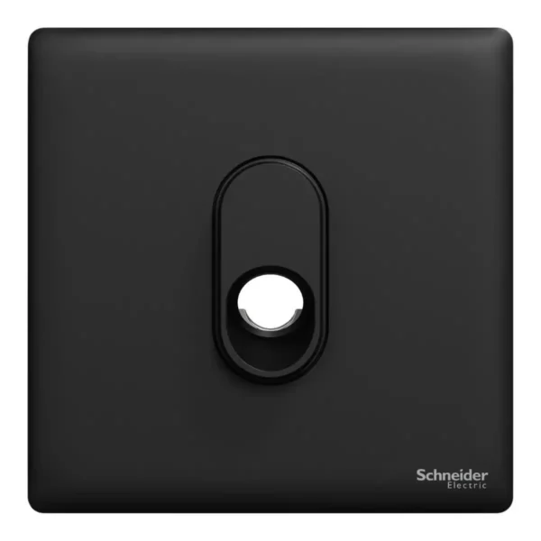 Schneider Connection unit, Unica X, 25A, 250V, 1 gang, with flex outlet,Jet Black ,NUX31TB_JB - Image 2