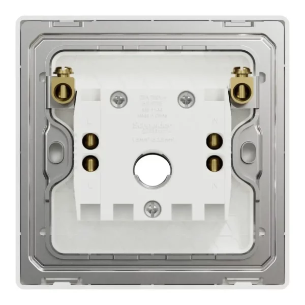 Schneider Connection unit, Unica X, 25A, 250V, 1 gang, with flex outlet,Jet Black ,NUX31TB_JB - Image 3