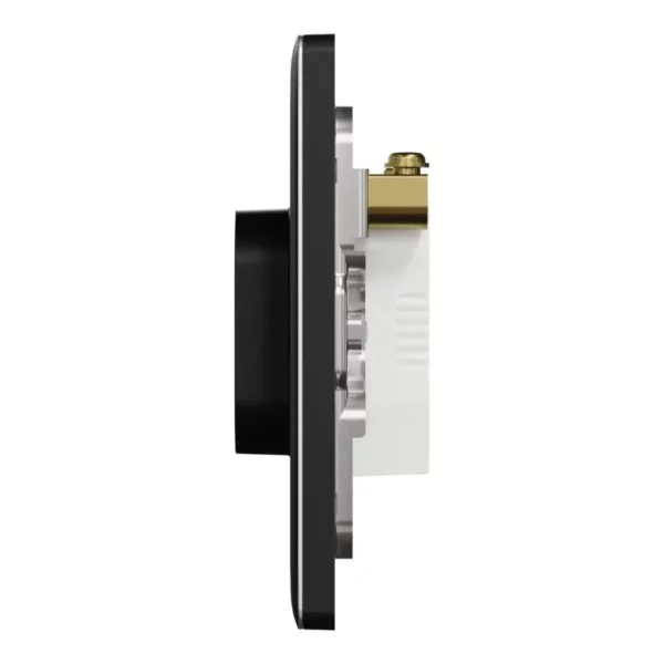 Schneider Connection unit, Unica X, 25A, 250V, 1 gang, with flex outlet,Jet Black ,NUX31TB_JB - Image 4