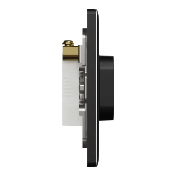 Schneider Connection unit, Unica X, 25A, 250V, 1 gang, with flex outlet,Jet Black ,NUX31TB_JB - Image 5