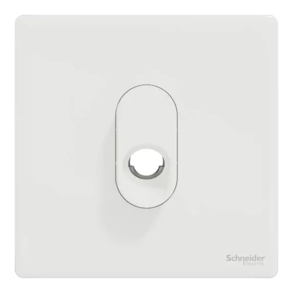 Schneider Connection unit, Unica X, 25A, 250V, 1 gang, with flex outlet, Painted White ,NUX31TB_PW - Image 2