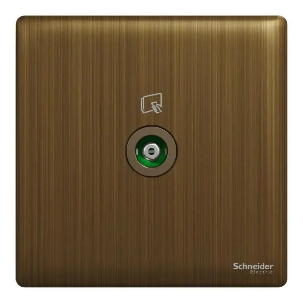 Schneider TV socket, Unica X, 1 gang, 75Ohm, 5-860MHz, Antique Bronze ,NUX31TV_AB - Image 2