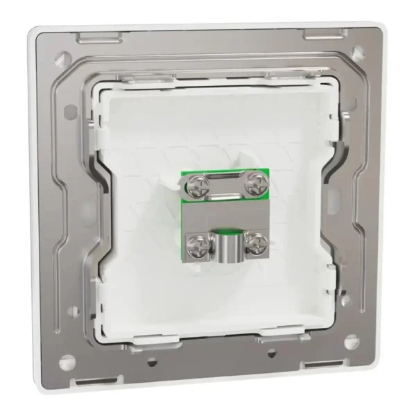 Schneider TV socket, Unica X, 1 gang, 75Ohm, 5-860MHz, Painted White ,NUX31TV_PW - Image 8