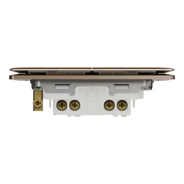 Schneider Switch, Unica X, 1 way, 16AX, 250V, 2 gangs, Dark Bronze ,NUX32_1_DB - Image 7