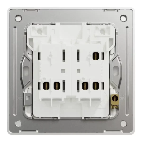 Schneider Switch, Unica X, 1 way, 16AX, 250V, 2 gangs, Dark Grey ,NUX32_1_DG - Image 3