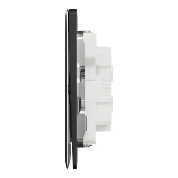 Schneider Switch, Unica X, 1 way, 16AX, 250V, 2 gangs, Dark Grey ,NUX32_1_DG - Image 4