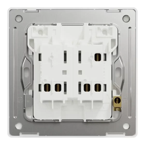Schneider Switch, Unica X, 1 way, 16AX, 250V, 2 gangs,Jet Black ,NUX32_1_JB - Image 3