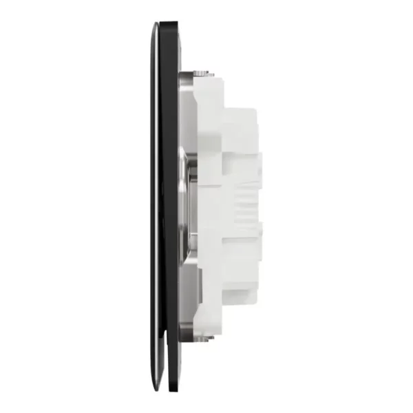 Schneider Switch, Unica X, 1 way, 16AX, 250V, 2 gangs,Jet Black ,NUX32_1_JB - Image 4