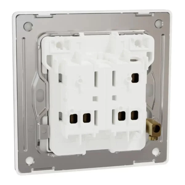 Schneider Switch, Unica X, 1 way, 16AX, 250V, 2 gangs, Painted White ,NUX32_1_PW - Image 8