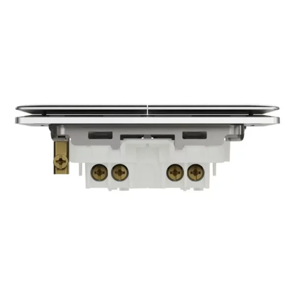 Schneider Switch, Unica X, 1 way, 16AX, 250V, 2 gangs, Stainless Steel ,NUX32_1_SS - Image 7