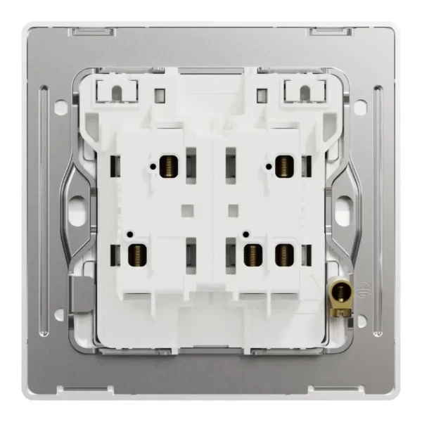 Schneider Switch, Unica X, 1 way, 16AX, 250V, 2 gangs, with LED, Antique Bronze ,NUX32_1N_AB - Image 3