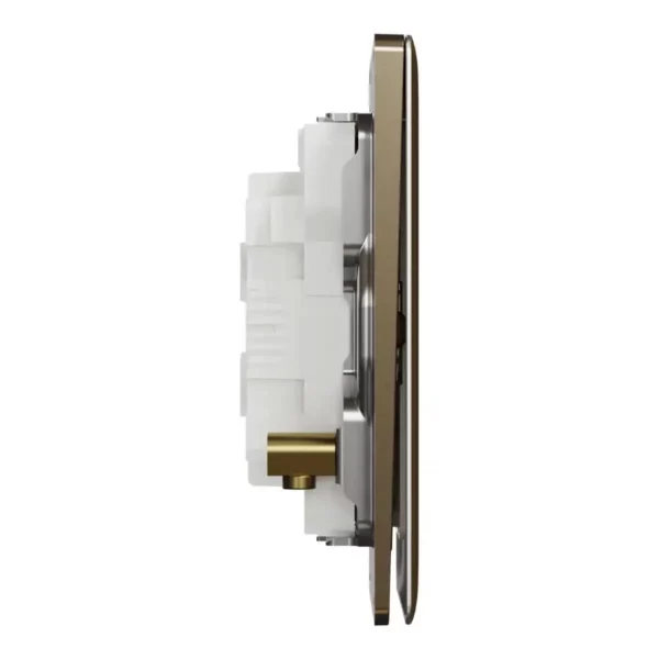 Schneider Switch, Unica X, 1 way, 16AX, 250V, 2 gangs, with LED, Antique Bronze ,NUX32_1N_AB - Image 5