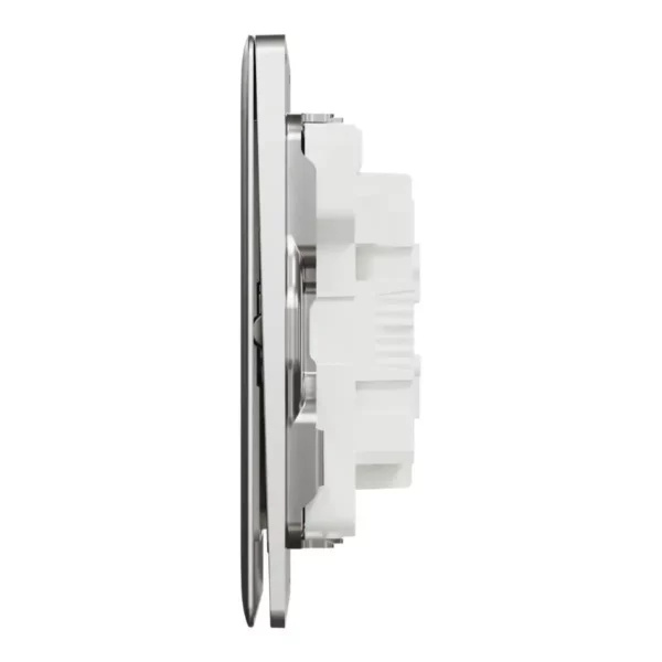 Schneider Switch, Unica X, 1 way, 16AX, 250V, 2 gangs, with LED, Stainless Steel ,NUX32_1N_SS - Image 4