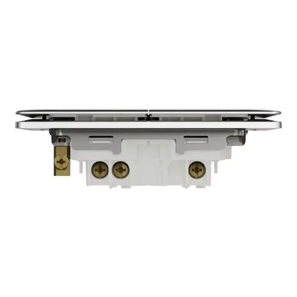 Schneider Switch, Unica X, 1 way, 16AX, 250V, 2 gangs, with LED, Stainless Steel ,NUX32_1N_SS - Image 7