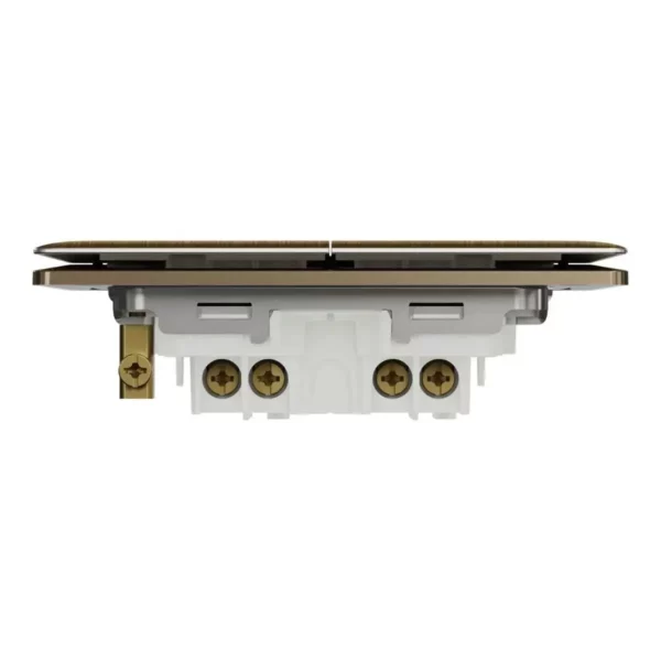Schneider Switch, Unica X, 2 way, 16AX, 250V, 2 gangs, Antique Bronze ,NUX32_2_AB - Image 7