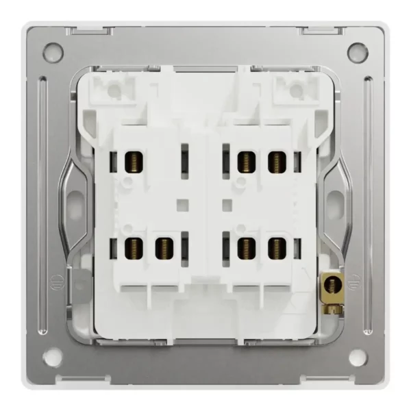 Schneider Switch, Unica X, 2 way, 16AX, 250V, 2 gangs,Jet Black ,NUX32_2_JB - Image 3