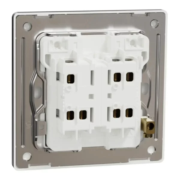 Schneider Switch, Unica X, 2 way, 16AX, 250V, 2 gangs,Jet Black ,NUX32_2_JB - Image 8