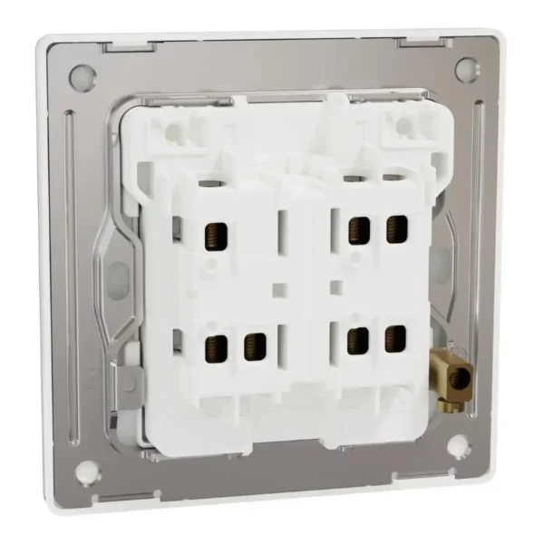Schneider Switch, Unica X, 2 way, 16AX, 250V, 2 gangs, Painted White ,NUX32_2_PW - Image 8