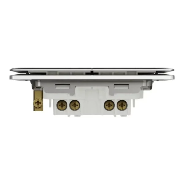 Schneider Switch, Unica X, 2 way, 16AX, 250V, 2 gangs, Stainless Steel ,NUX32_2_SS - Image 7
