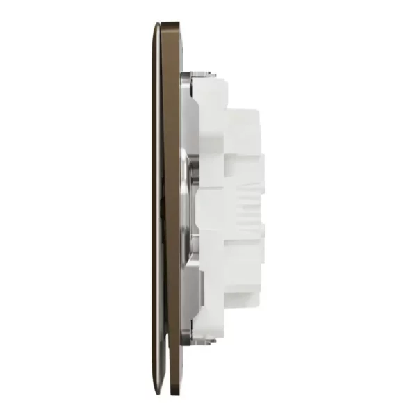 Schneider Switch, Unica X, 2 way, 16AX, 250V, 2 gangs, with LED, Antique Bronze ,NUX32_2N_AB - Image 4