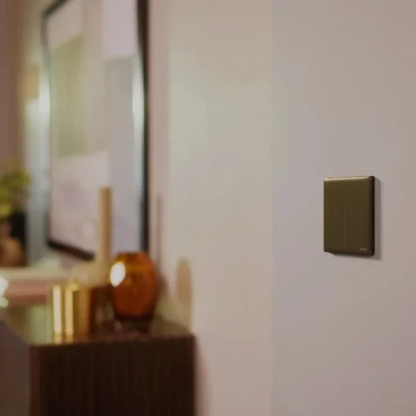 Schneider Switch, Unica X, 2 way, 16AX, 250V, 2 gangs, with LED, Antique Bronze ,NUX32_2N_AB - Image 9