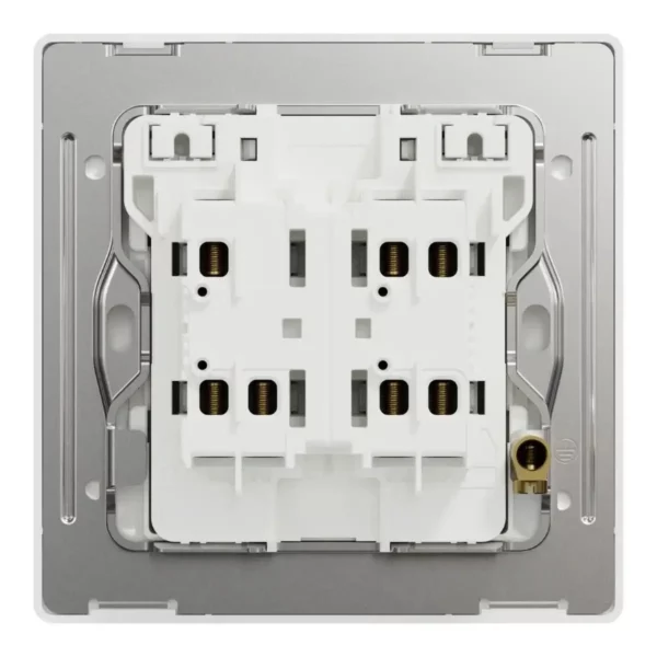 Schneider Switch, Unica X, 2 way, 16AX, 250V, 2 gangs, with LED, Dark Bronze, NUX32_2N_DB - Image 3