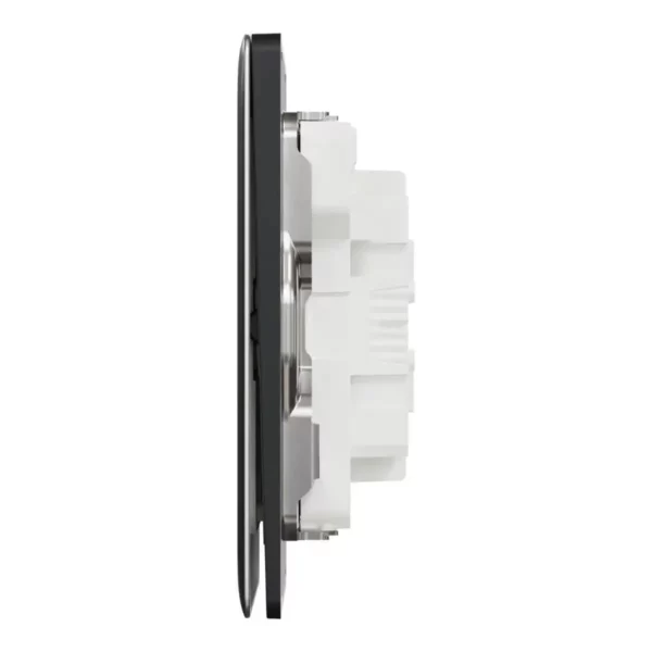 Schneider Switch, Unica X, 2 way, 16AX, 250V, 2 gangs, with LED, Dark Grey, NUX32_2N_DG - Image 4
