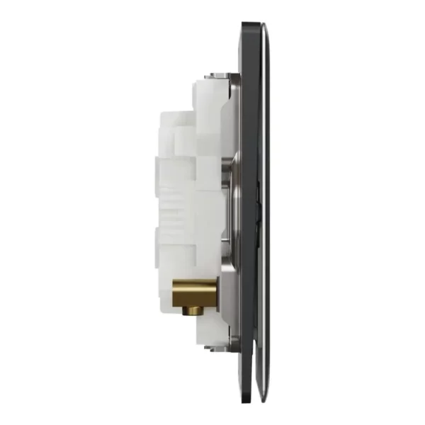 Schneider Switch, Unica X, 2 way, 16AX, 250V, 2 gangs, with LED, Dark Grey, NUX32_2N_DG - Image 5