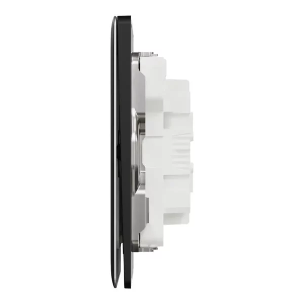 Schneider Switch, Unica X, 2 way, 16AX, 250V, 2 gangs, with LED,Jet Black, NUX32_2N_JB - Image 4