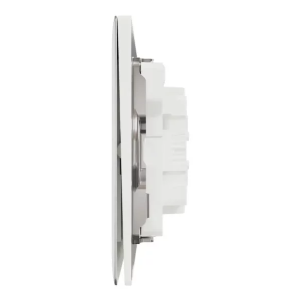 Schneider Switch, Unica X, 2 way, 16AX, 250V, 2 gangs, with LED, Painted White ,NUX32_2N_PW - Image 4