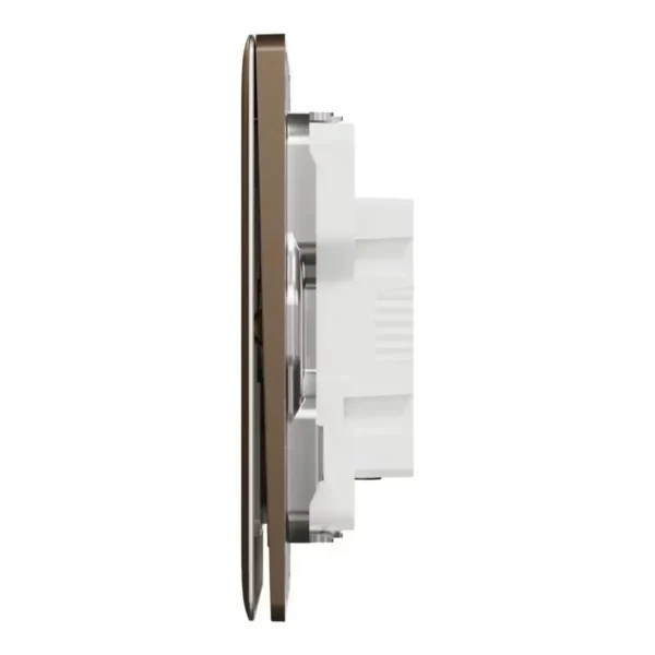 Schneider Intermediate switch, Unica X, 16AX, 250V, 2 gangs, Dark Bronze ,NUX32_IM_DB - Image 4