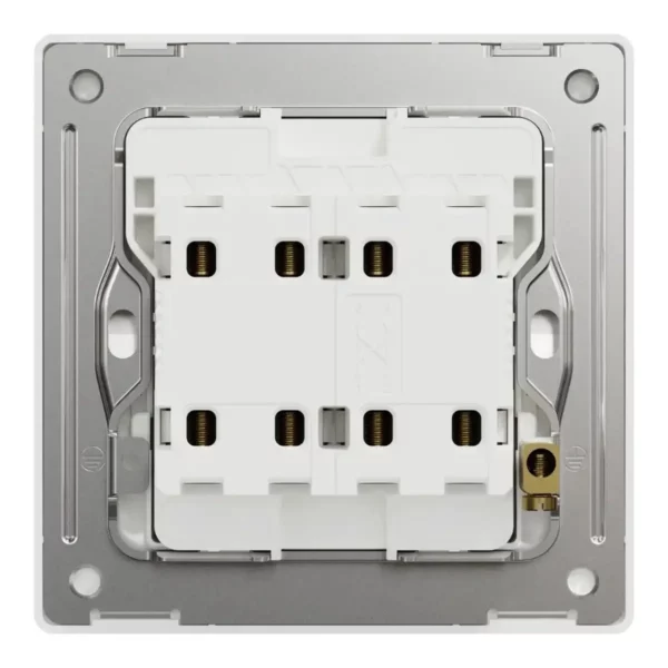 Schneider Intermediate switch, Unica X, 16AX, 250V, 2 gangs, Dark Grey ,NUX32_IM_DG - Image 3