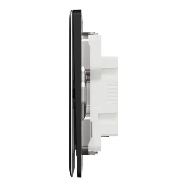 Schneider Intermediate switch, Unica X, 16AX, 250V, 2 gangs,Jet Black ,NUX32_IM_JB - Image 4