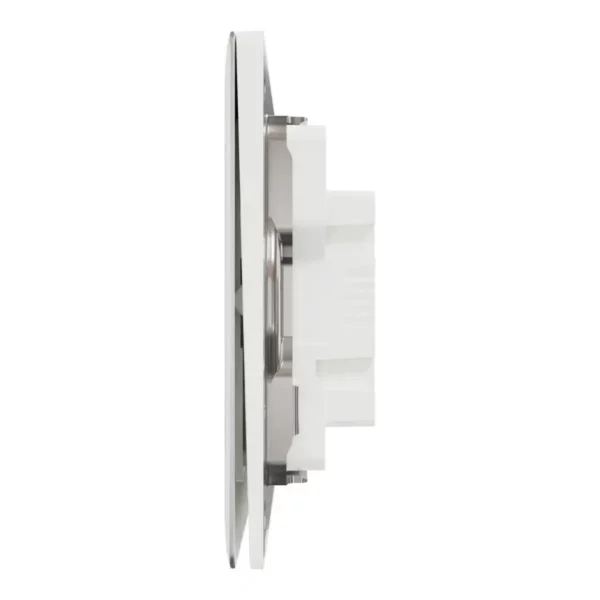 Schneider Intermediate switch, Unica X, 16AX, 250V, 2 gangs, Painted White ,NUX32_IM_PW - Image 4