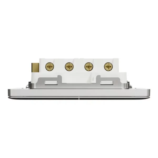 Schneider Intermediate switch, Unica X, 16AX, 250V, 2 gangs, Stainless Steel ,NUX32_IM_SS - Image 6