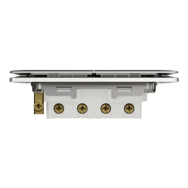 Schneider Intermediate switch, Unica X, 16AX, 250V, 2 gangs, Stainless Steel ,NUX32_IM_SS - Image 7