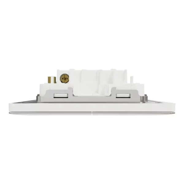 Schneider Momentary switch, Unica X, 10A, 250V, 2 gangs, Painted White ,NUX32_PR_PW - Image 6