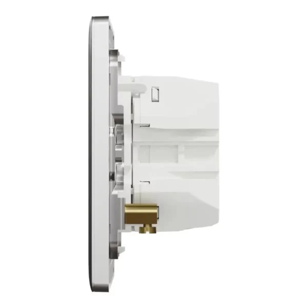 Schneider Double USB Charger, Unica X, 45W, type A+C, Stainless Steel ,NUX32ACQUSB_SS - Image 4