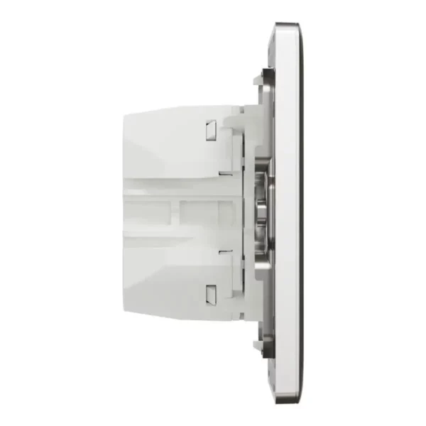 Schneider Double USB Charger, Unica X, 45W, type A+C, Stainless Steel ,NUX32ACQUSB_SS - Image 5