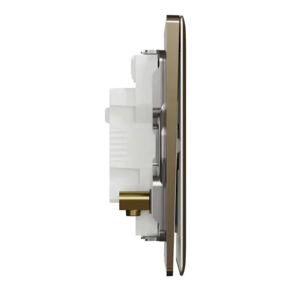 Schneider Switch, Unica X, 20A, 250V, 2 gangs, 2 pole, with LED, Antique Bronze, NUX32D20N_AB - Image 5