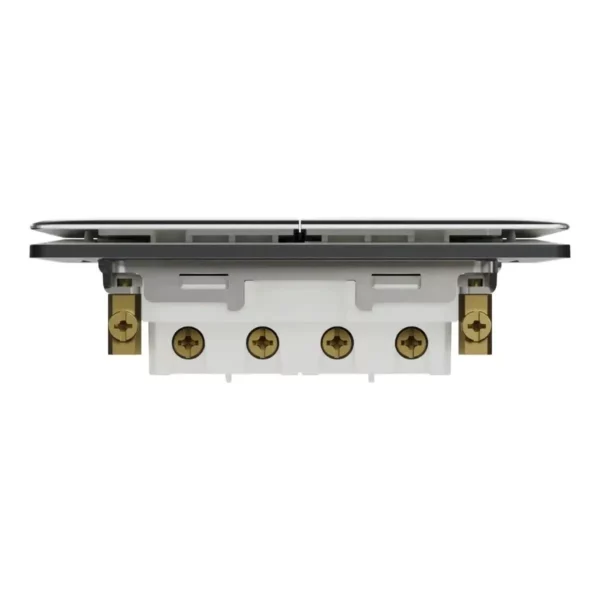 Schneider Switch, Unica X, 20A, 250V, 2 gangs, 2 pole, with LED, Dark Grey, NUX32D20N_DG - Image 7