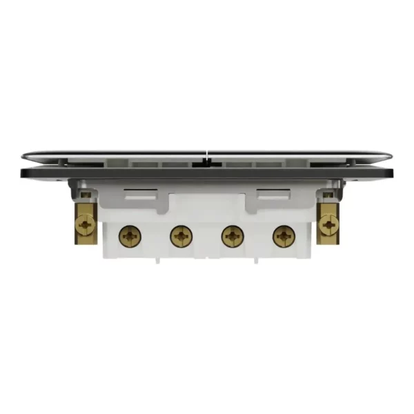 Schneider Switch, Unica X, 20A, 250V, 2 gangs, 2 pole, with LED,Jet Black, NUX32D20N_JB - Image 7