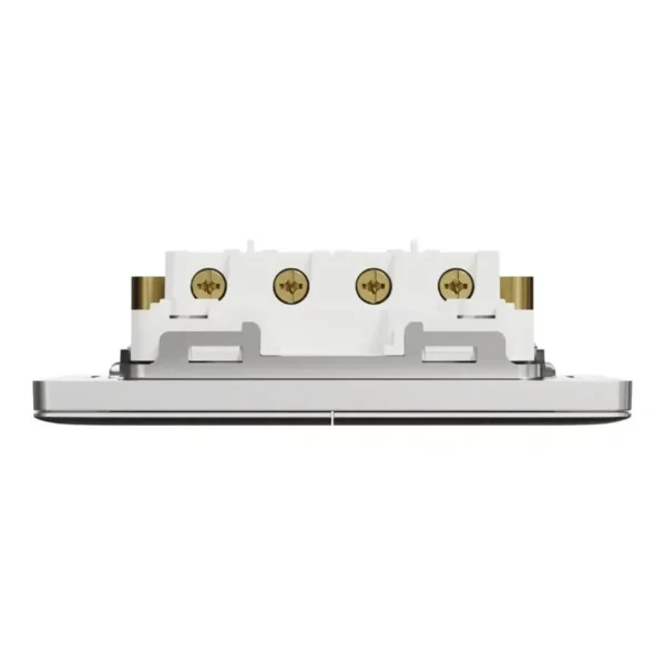 Schneider Switch, Unica X, 20A, 250V, 2 gangs, 2 pole, with LED, Stainless Steel ,NUX32D20N_SS - Image 6