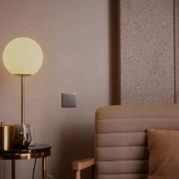 Schneider Switch, Unica X, 20A, 250V, 2 gangs, 2 pole, with LED, Stainless Steel ,NUX32D20N_SS - Image 9